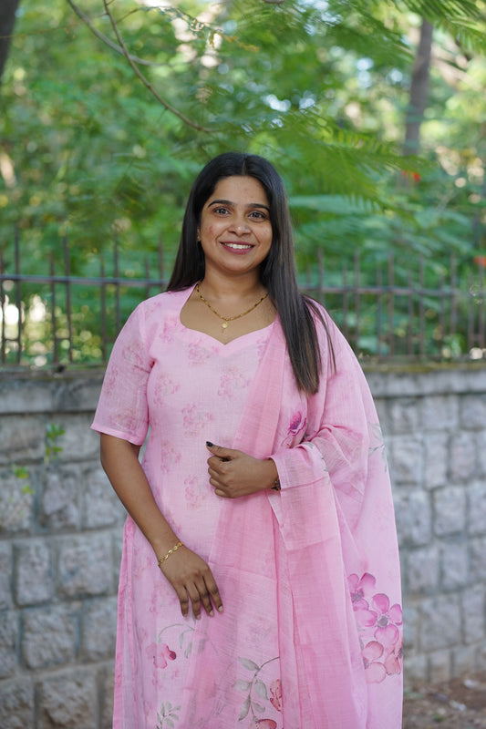 2-piece set: top and dupatta set