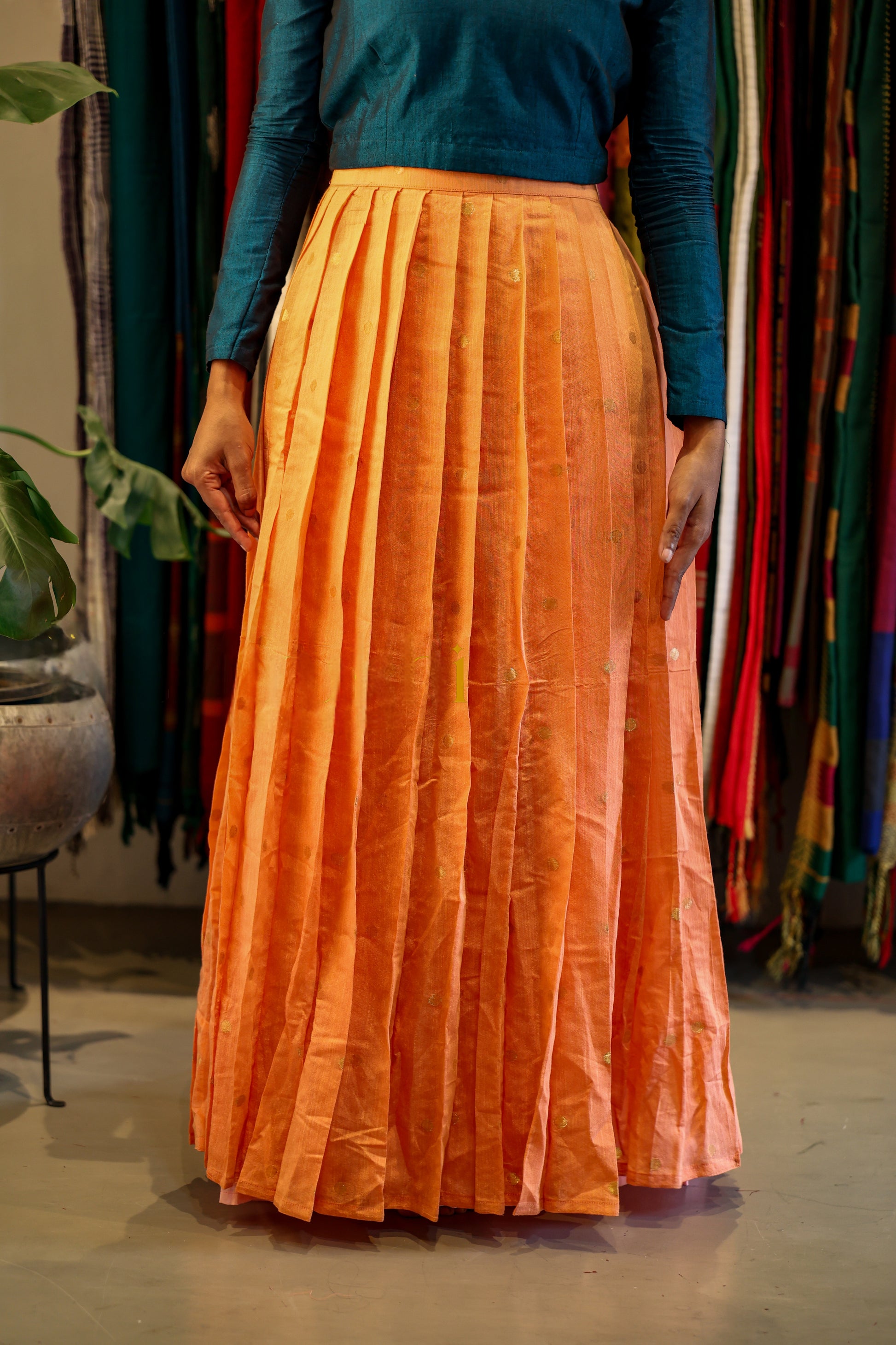 crop top and skirt set