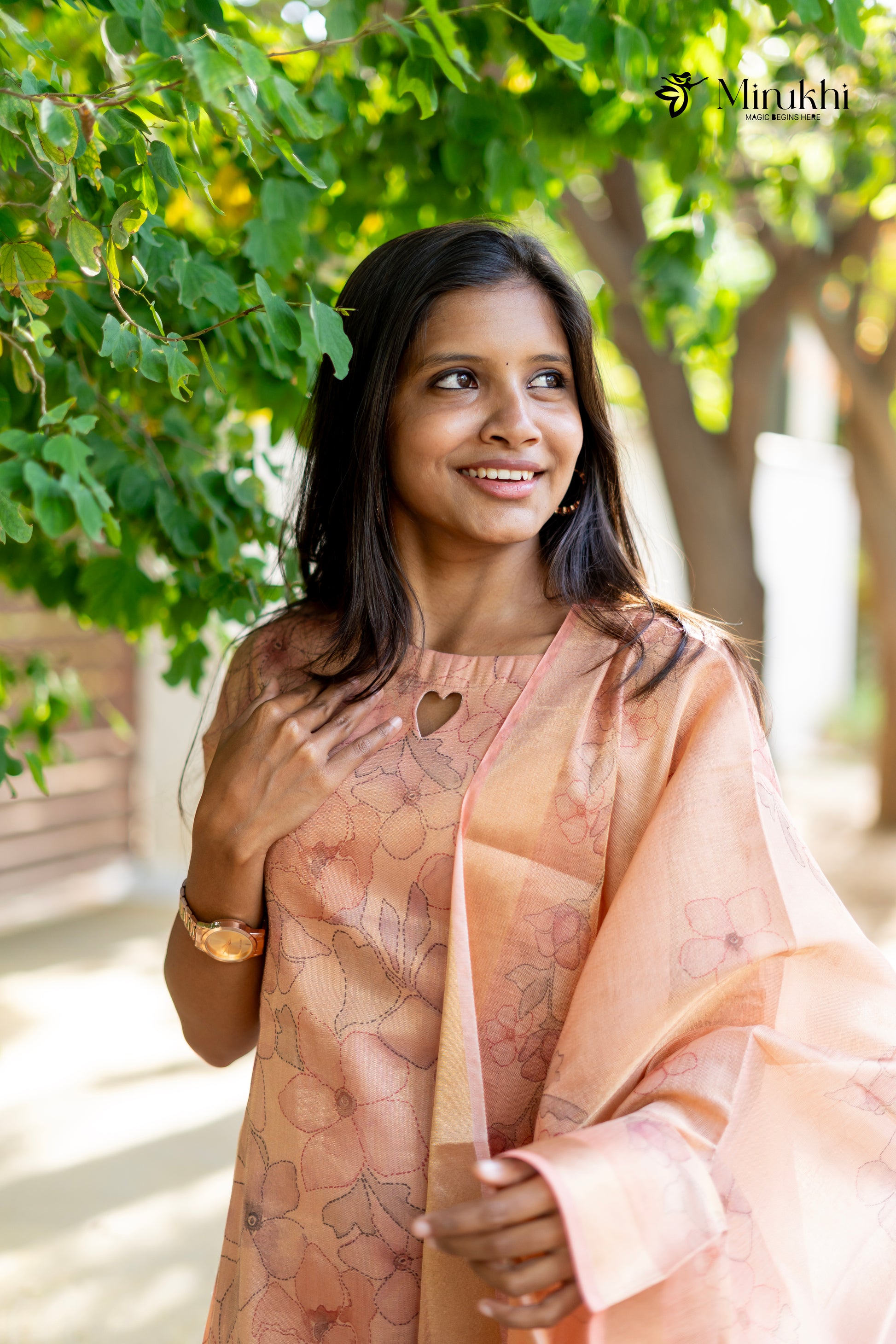 2-piece set: top and dupatta set