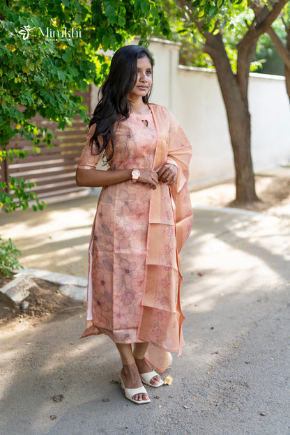 2-piece set: top and dupatta set