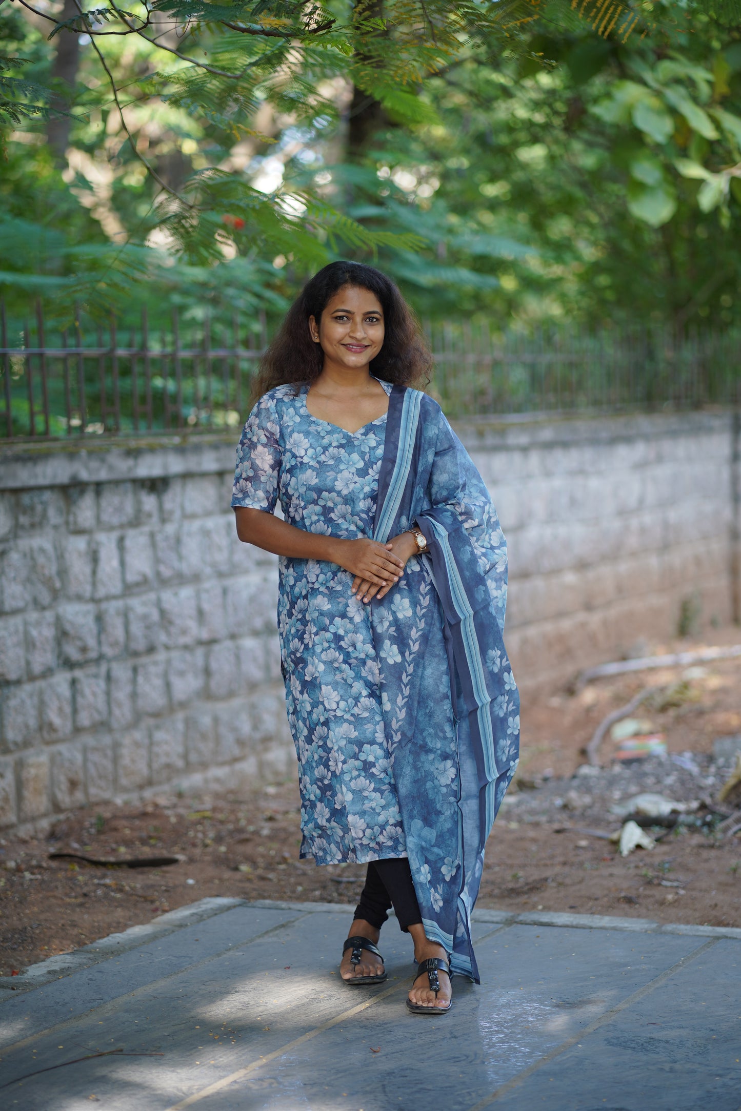 2-piece set: top and dupatta set