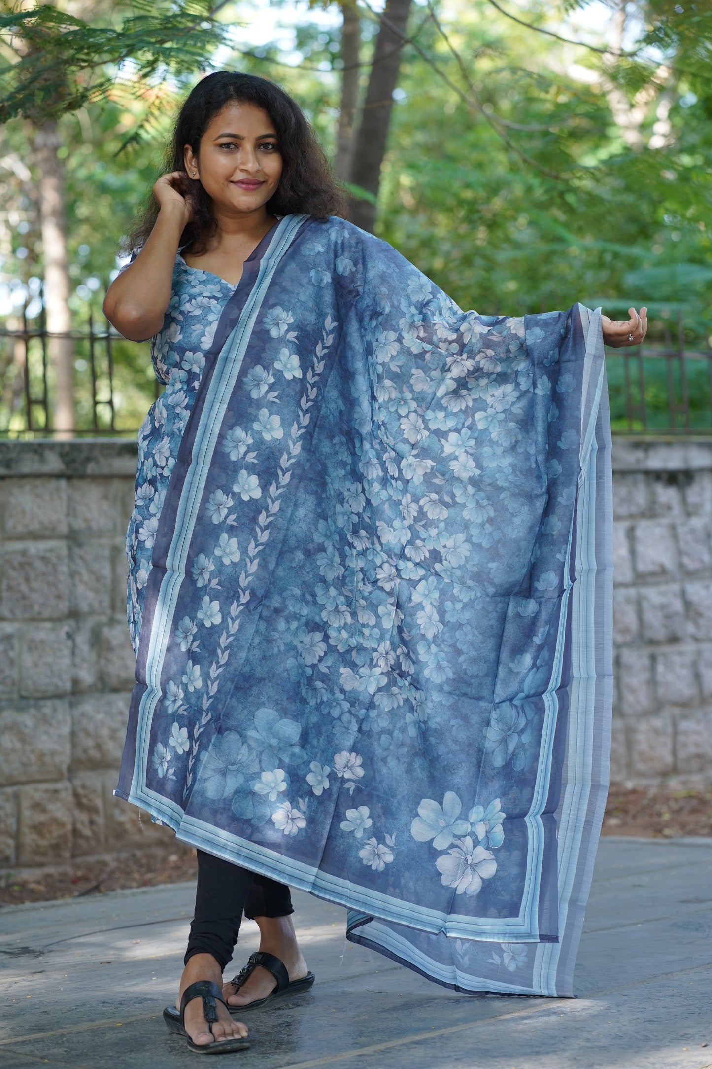 2-piece set: top and dupatta set