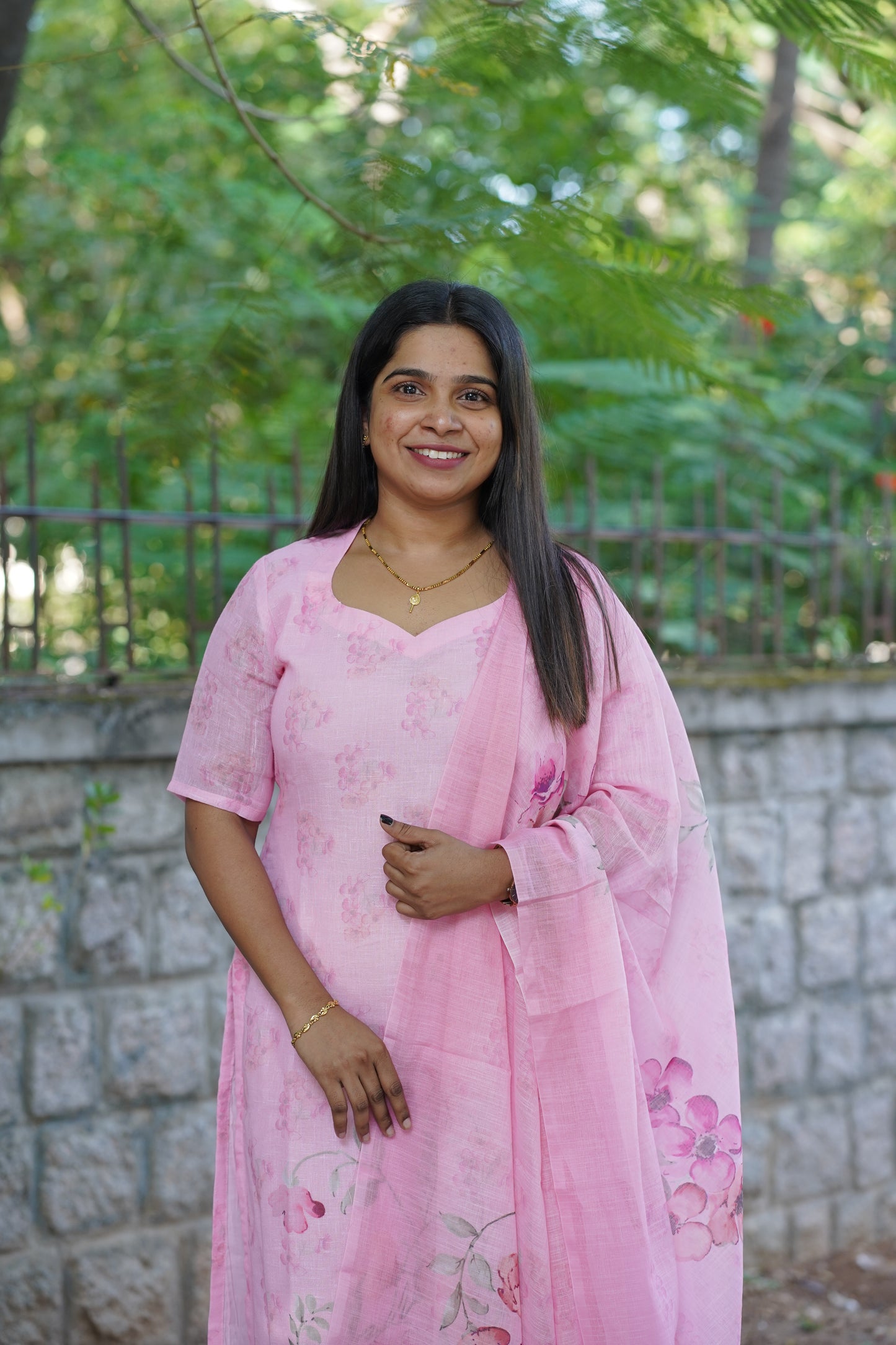 2-piece set: top and dupatta set