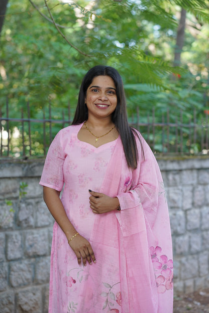 2-piece set: top and dupatta set