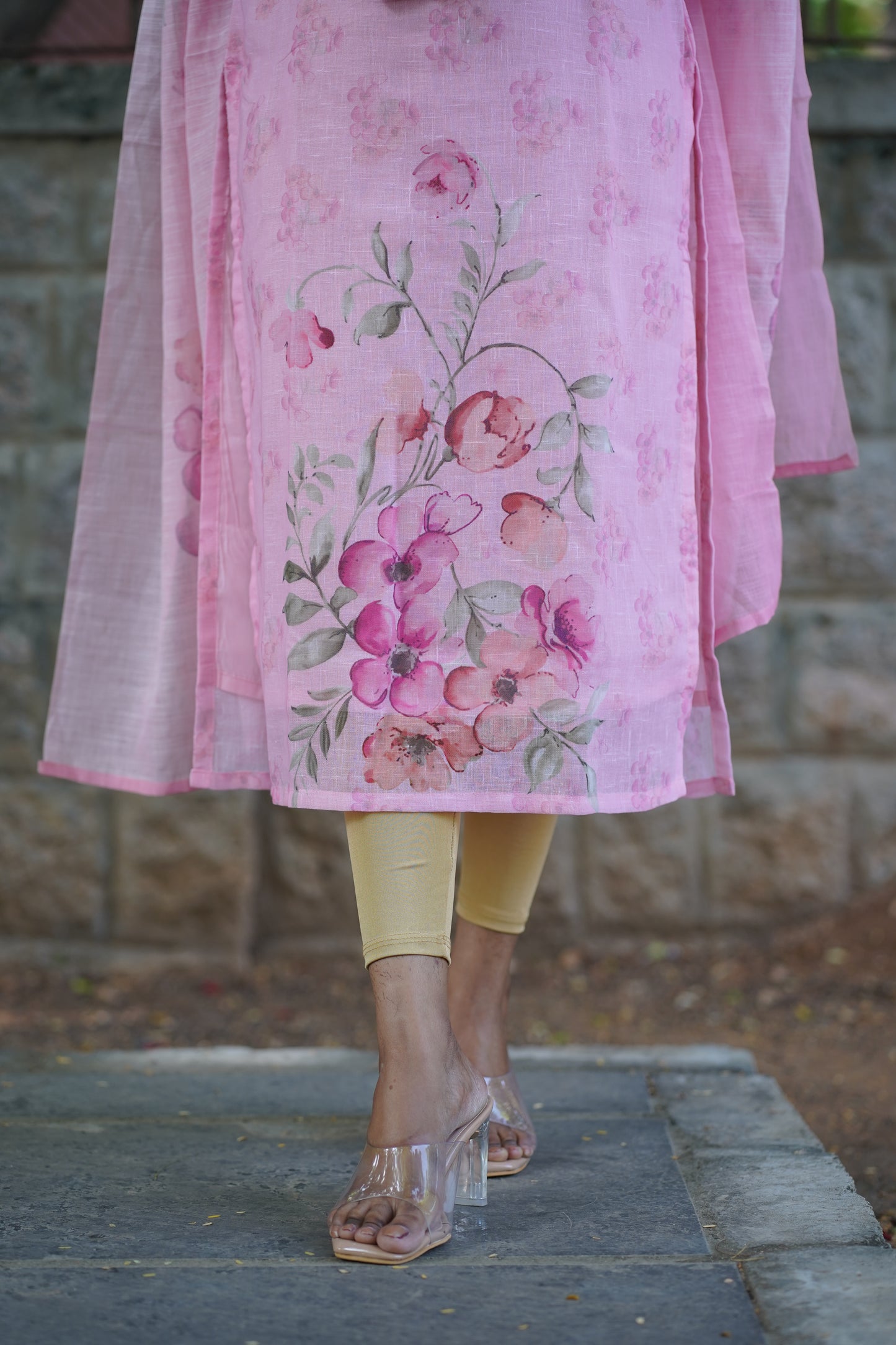 2-piece set: top and dupatta set