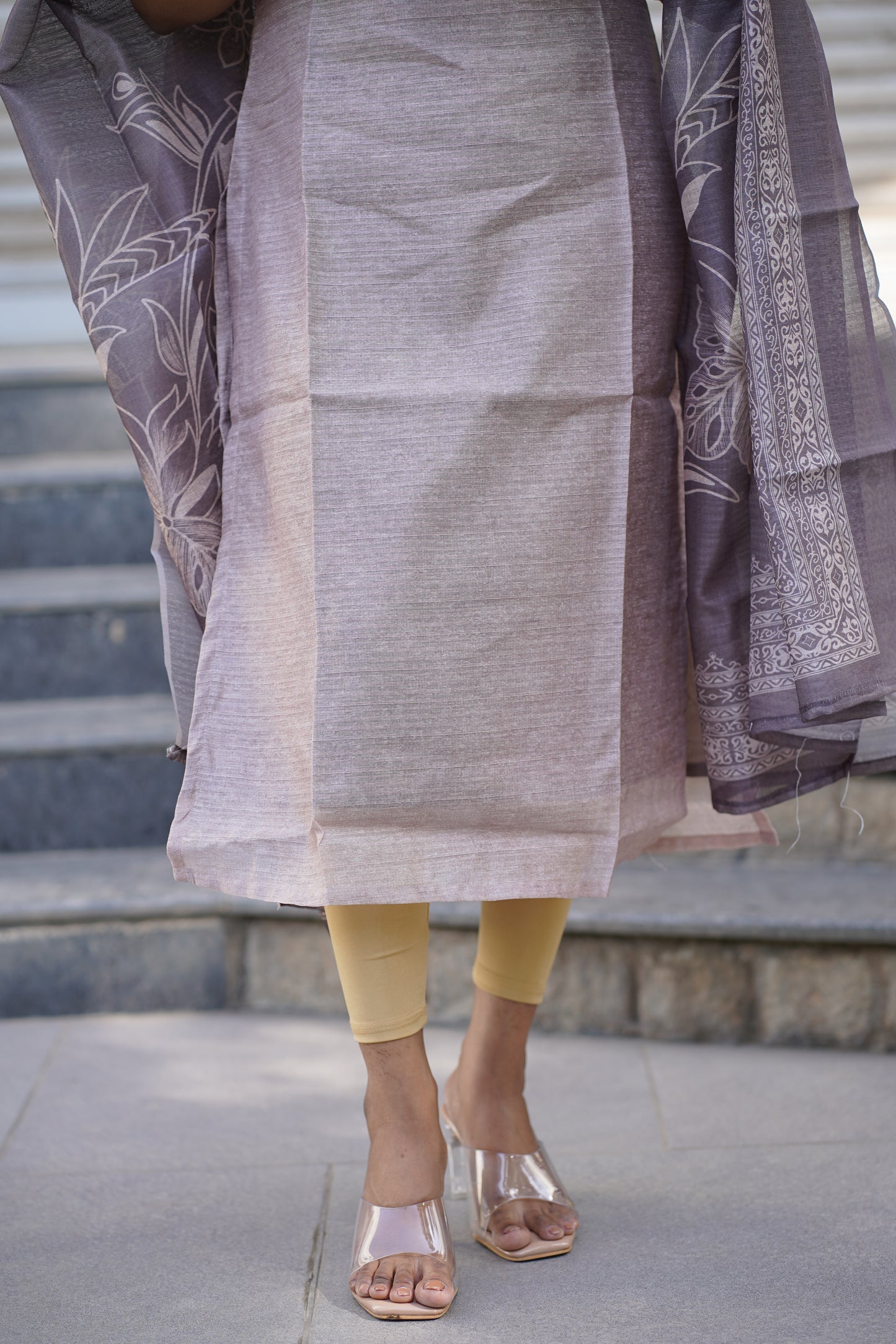 2-piece set: top and dupatta set