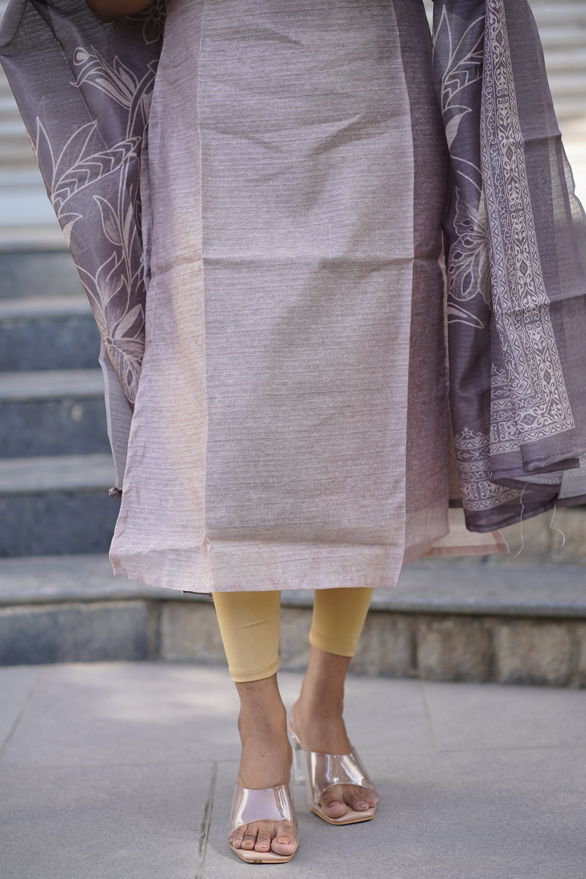 2-piece set: top and dupatta set