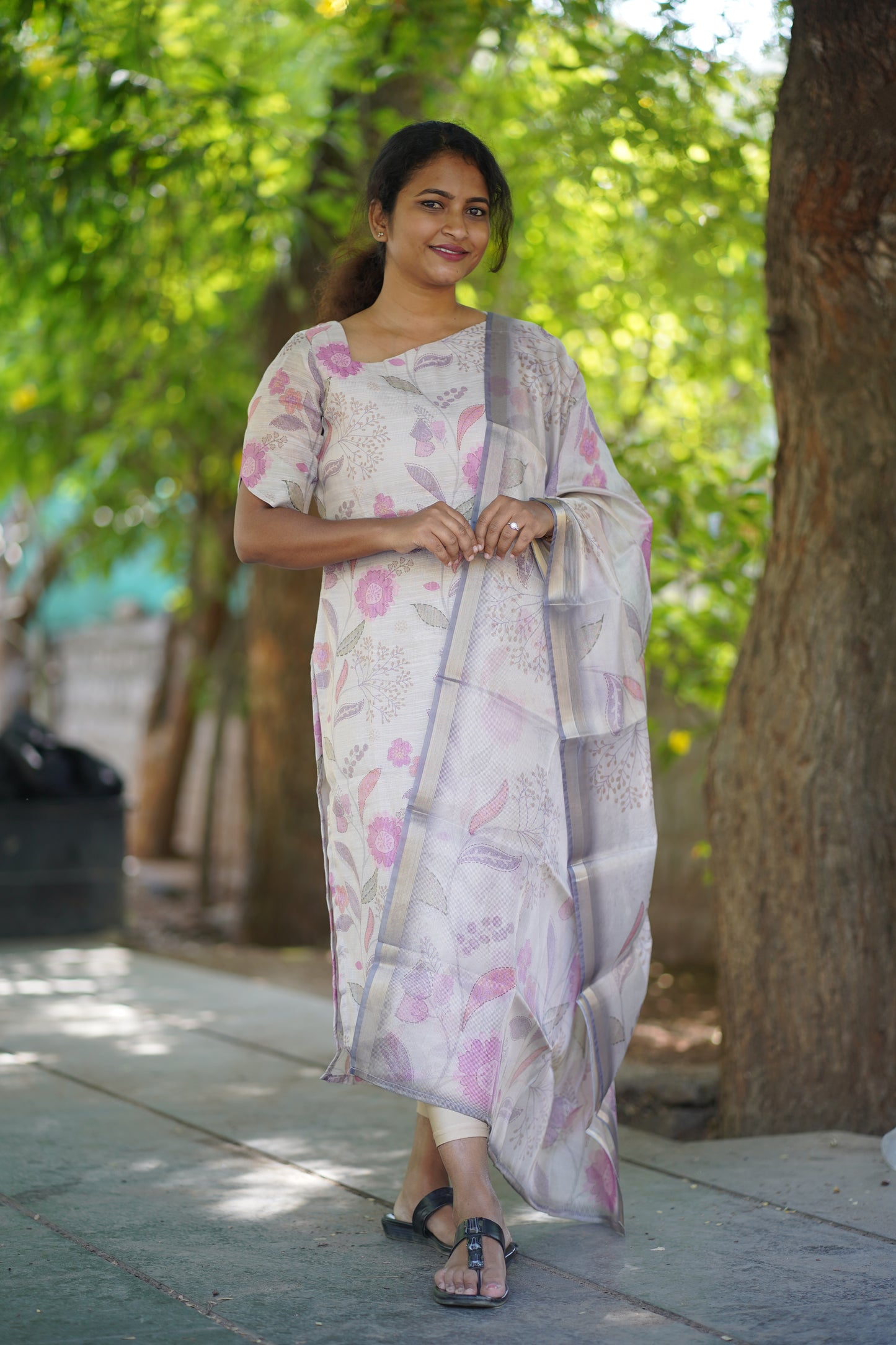 2-piece set: top and dupatta set