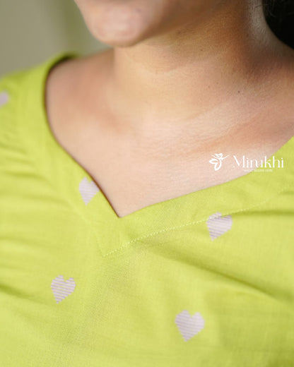 Green back knot co -ords