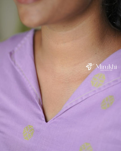 Lavander collar co-ords