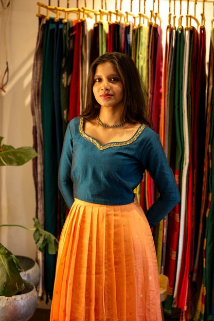 crop top and skirt set