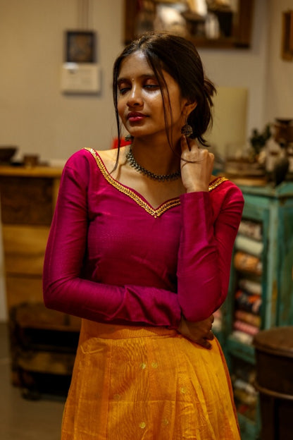 crop top and skirt set